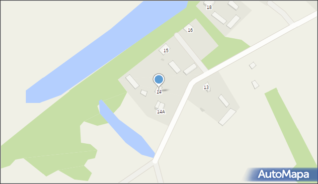 Dzbądzek, Dzbądzek, 14, mapa Dzbądzek