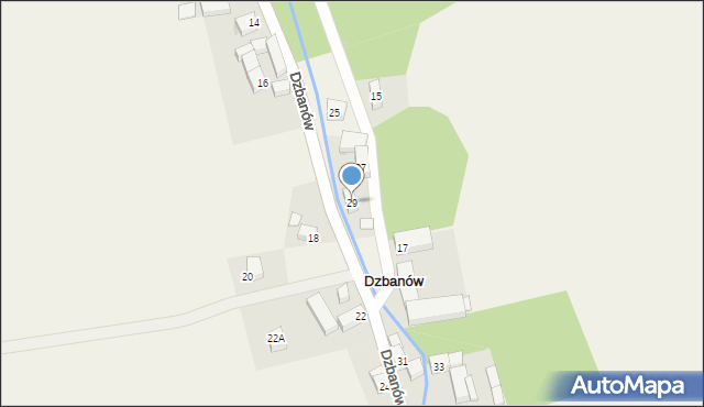 Dzbanów, Dzbanów, 29, mapa Dzbanów