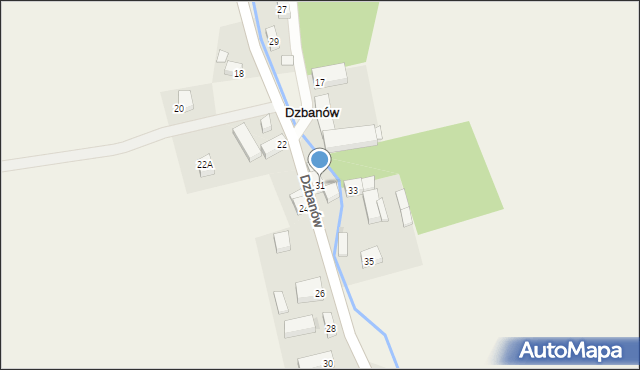 Dzbanów, Dzbanów, 31, mapa Dzbanów