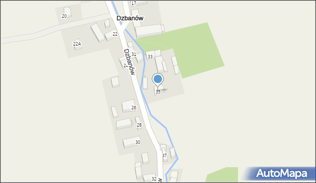 Dzbanów, Dzbanów, 35, mapa Dzbanów