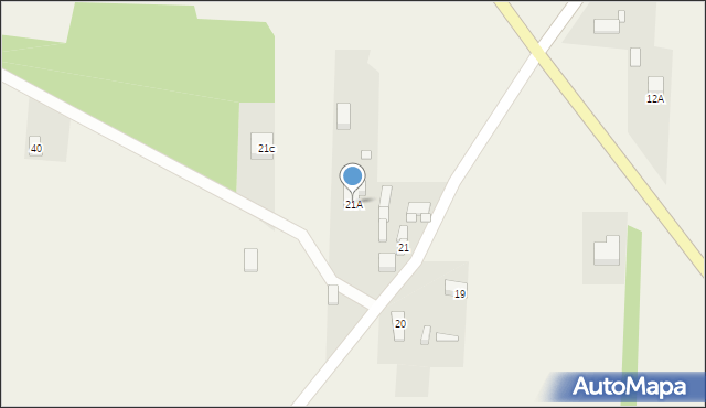 Dziadkowice, Dziadkowice, 21A, mapa Dziadkowice