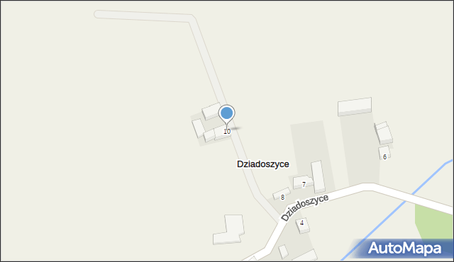 Dziadoszyce, Dziadoszyce, 10, mapa Dziadoszyce