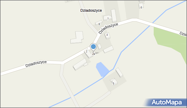 Dziadoszyce, Dziadoszyce, 2a, mapa Dziadoszyce