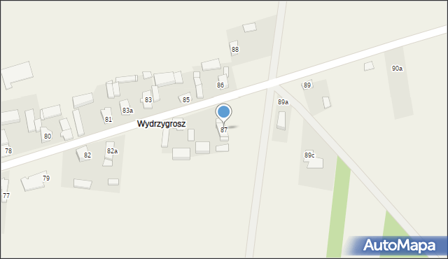 Dziadowice, Dziadowice, 87, mapa Dziadowice