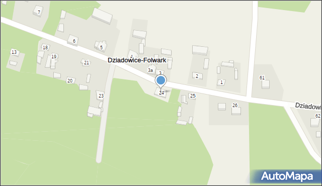 Dziadowice-Folwark, Dziadowice-Folwark, 24, mapa Dziadowice-Folwark