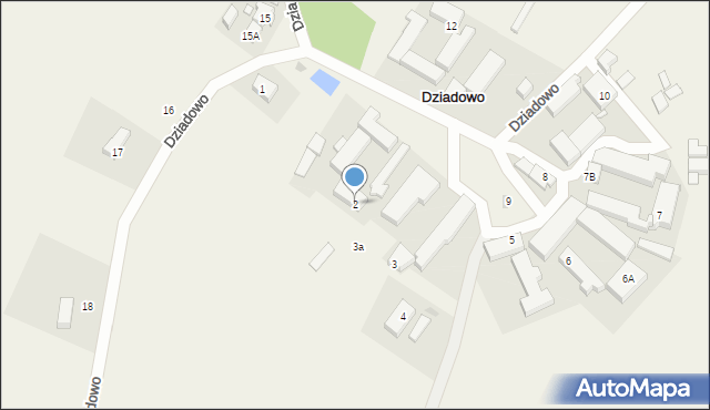 Dziadowo, Dziadowo, 2, mapa Dziadowo