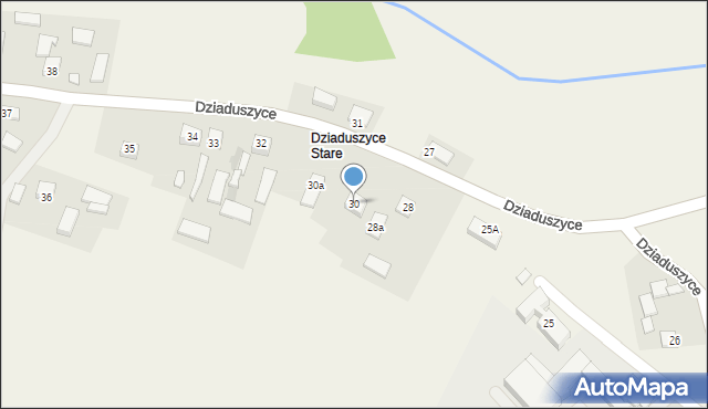 Dziaduszyce, Dziaduszyce, 30, mapa Dziaduszyce