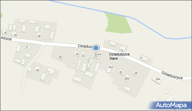 Dziaduszyce, Dziaduszyce, 32, mapa Dziaduszyce