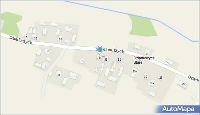 Dziaduszyce, Dziaduszyce, 34, mapa Dziaduszyce