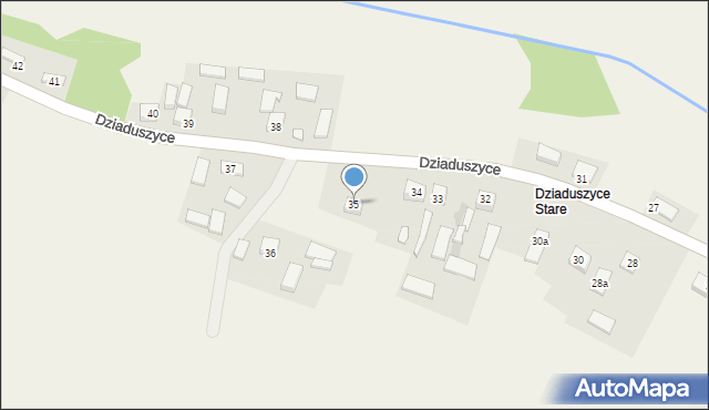 Dziaduszyce, Dziaduszyce, 35, mapa Dziaduszyce