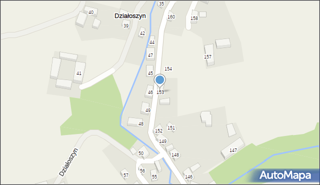 Działoszyn, Działoszyn, 153, mapa Działoszyn