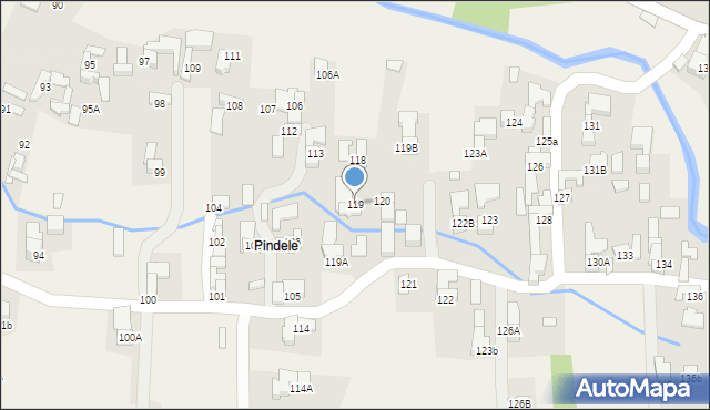 Dzianisz, Dzianisz, 119, mapa Dzianisz