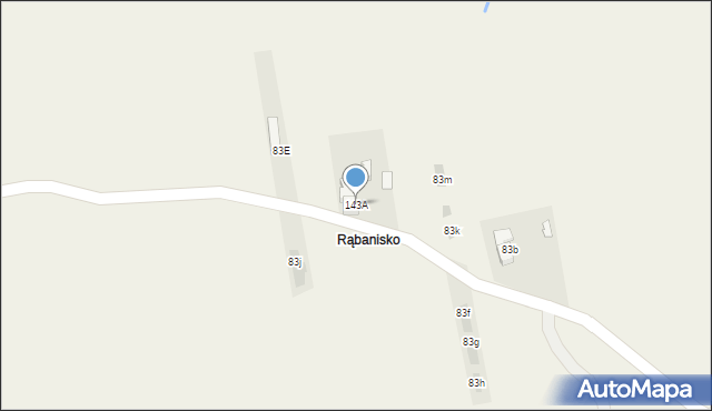 Dzianisz, Dzianisz, 143A, mapa Dzianisz