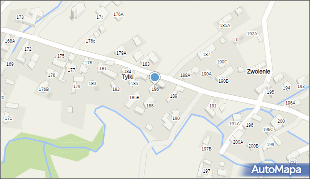 Dzianisz, Dzianisz, 186, mapa Dzianisz