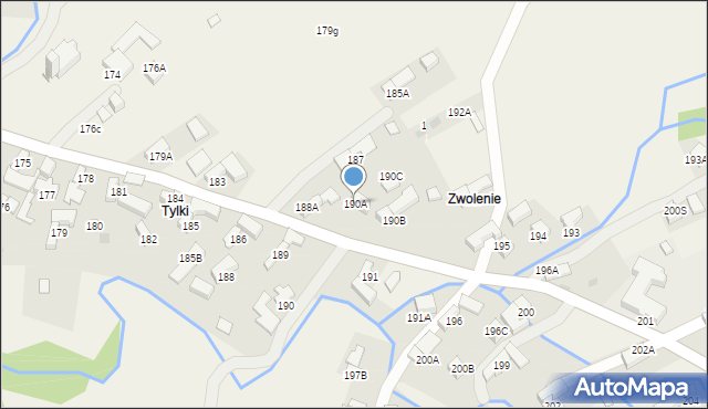 Dzianisz, Dzianisz, 190A, mapa Dzianisz