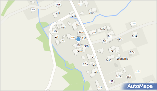Dzianisz, Dzianisz, 239, mapa Dzianisz