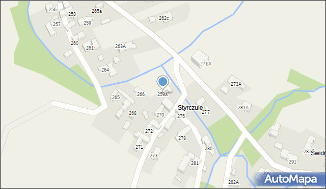 Dzianisz, Dzianisz, 259a, mapa Dzianisz