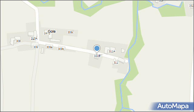 Dzianisz, Dzianisz, 311B, mapa Dzianisz