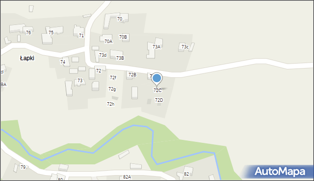 Dzianisz, Dzianisz, 72C, mapa Dzianisz