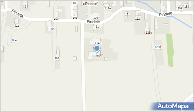 Dzianisz, Dzianisz, 96A, mapa Dzianisz