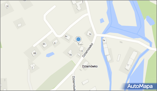 Dziarnówko, Dziarnówko, 6a, mapa Dziarnówko