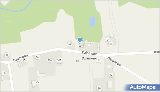 Dziarnowo, Dziarnowo, 38, mapa Dziarnowo