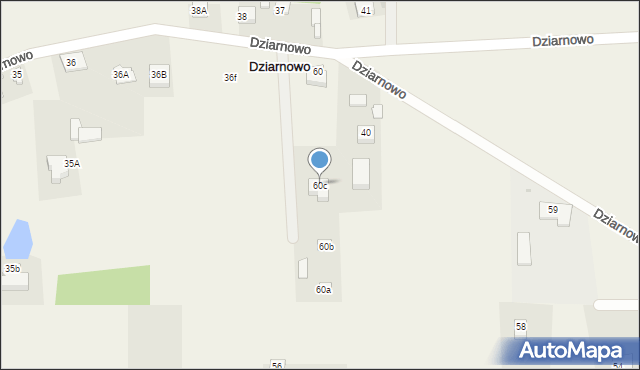 Dziarnowo, Dziarnowo, 60c, mapa Dziarnowo