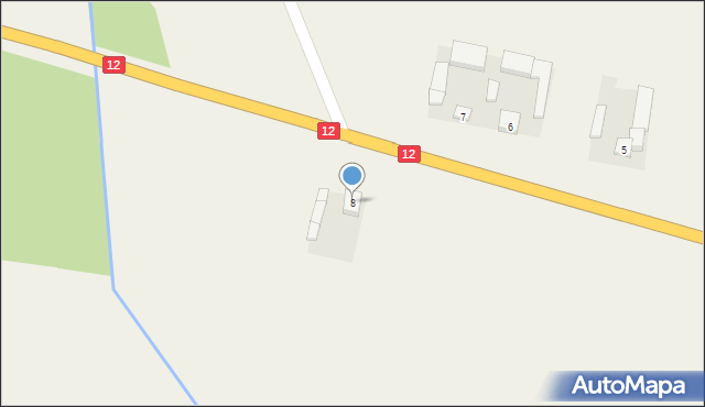 Dziebędów, Dziebędów, 8, mapa Dziebędów