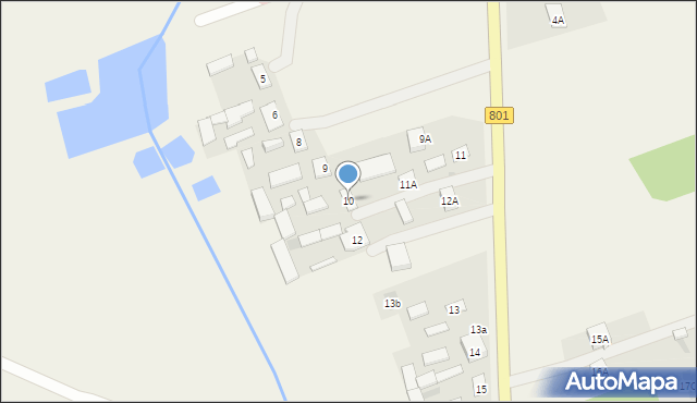 Dziecinów, Dziecinów, 10, mapa Dziecinów