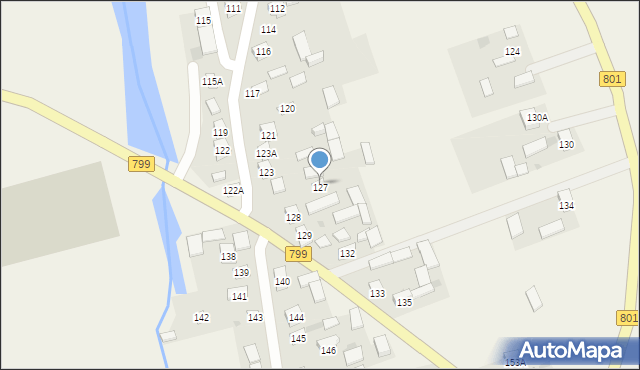 Dziecinów, Dziecinów, 127, mapa Dziecinów