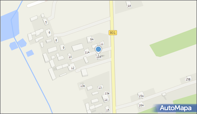 Dziecinów, Dziecinów, 12A, mapa Dziecinów