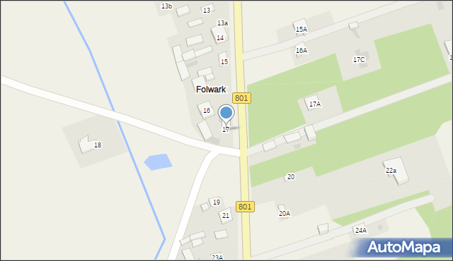 Dziecinów, Dziecinów, 17, mapa Dziecinów