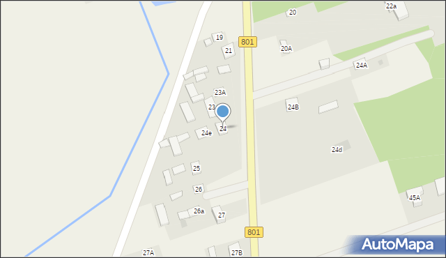 Dziecinów, Dziecinów, 24, mapa Dziecinów