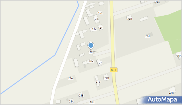 Dziecinów, Dziecinów, 26, mapa Dziecinów