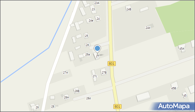 Dziecinów, Dziecinów, 27, mapa Dziecinów