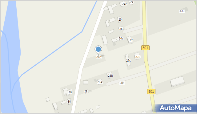 Dziecinów, Dziecinów, 27A, mapa Dziecinów