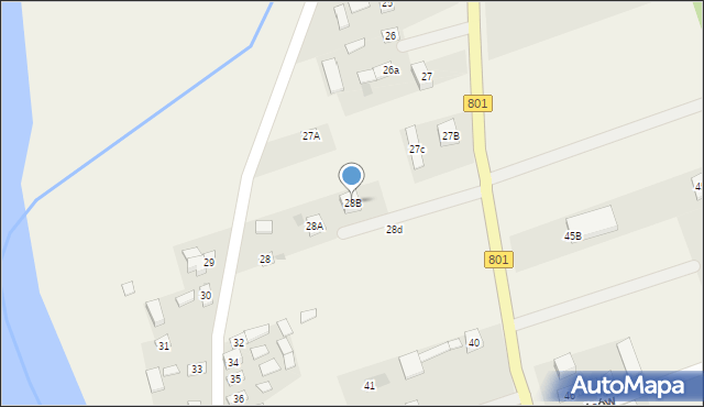 Dziecinów, Dziecinów, 28B, mapa Dziecinów