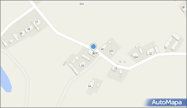 Dziećmiarowice, Dziećmiarowice, 36, mapa Dziećmiarowice