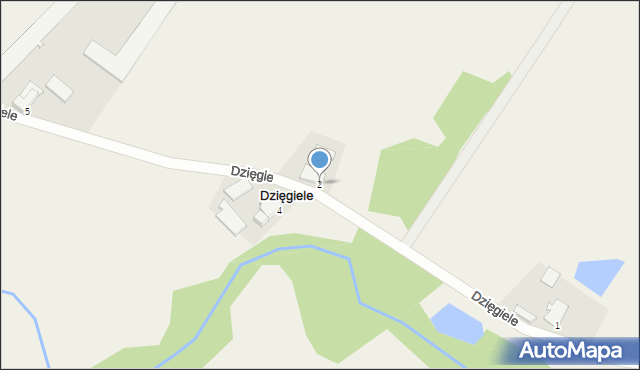 Dzięgiele, Dzięgiele, 2, mapa Dzięgiele