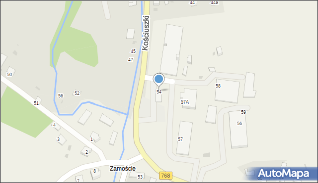 Dziekanowice, Dziekanowice, 54, mapa Dziekanowice