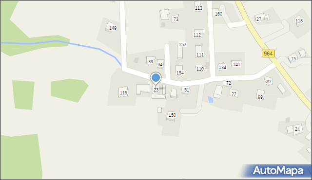 Dziekanowice, Dziekanowice, 23, mapa Dziekanowice