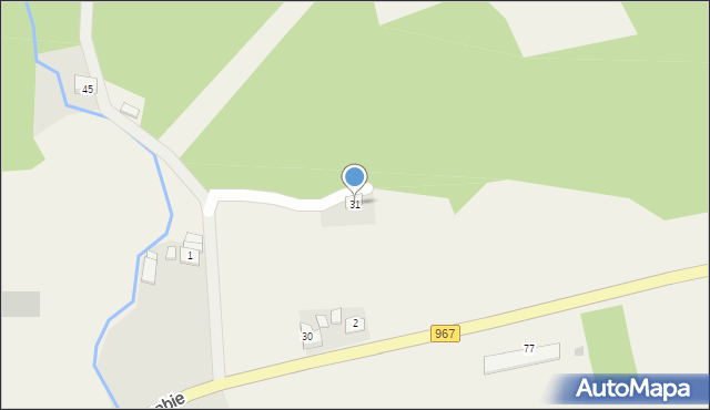 Dziekanowice, Dziekanowice, 31, mapa Dziekanowice