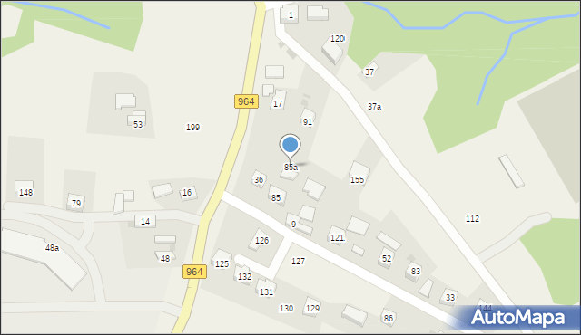 Dziekanowice, Dziekanowice, 85a, mapa Dziekanowice