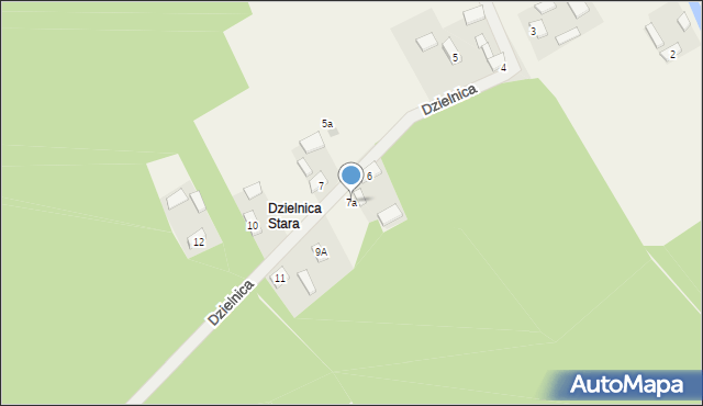 Dzielnica, Dzielnica, 7a, mapa Dzielnica