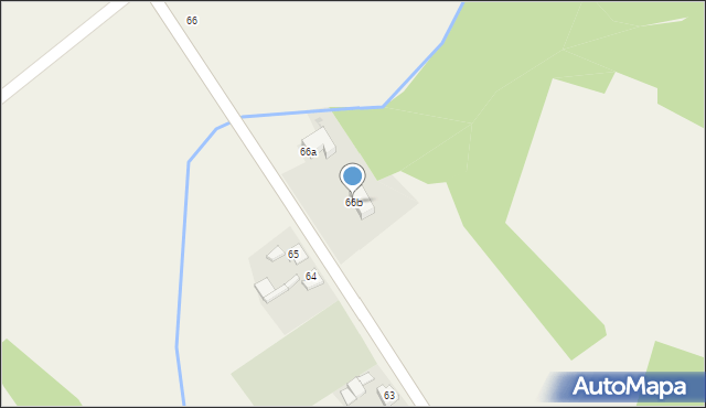 Dzielów, Dzielów, 66b, mapa Dzielów