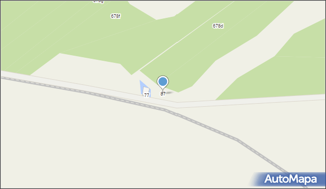 Dziembówko, Dziembówko, 87, mapa Dziembówko