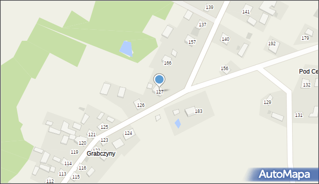 Dzierdziówka, Dzierdziówka, 127, mapa Dzierdziówka