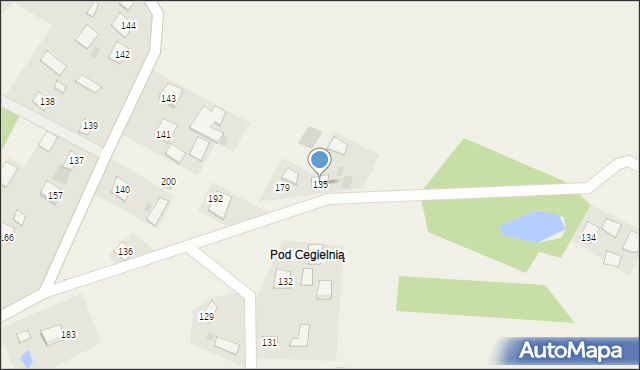 Dzierdziówka, Dzierdziówka, 135, mapa Dzierdziówka