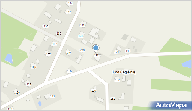 Dzierdziówka, Dzierdziówka, 192, mapa Dzierdziówka