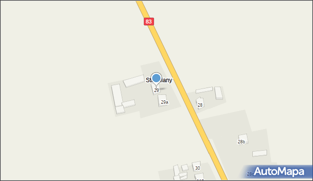 Dzierlin, Dzierlin, 29, mapa Dzierlin